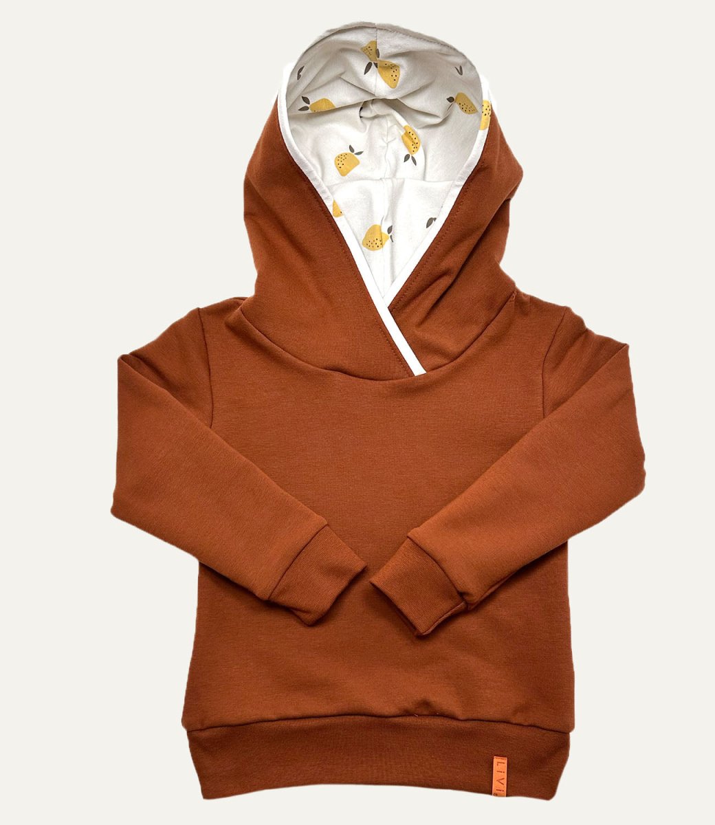 HOODIE MAROON CITRUS
