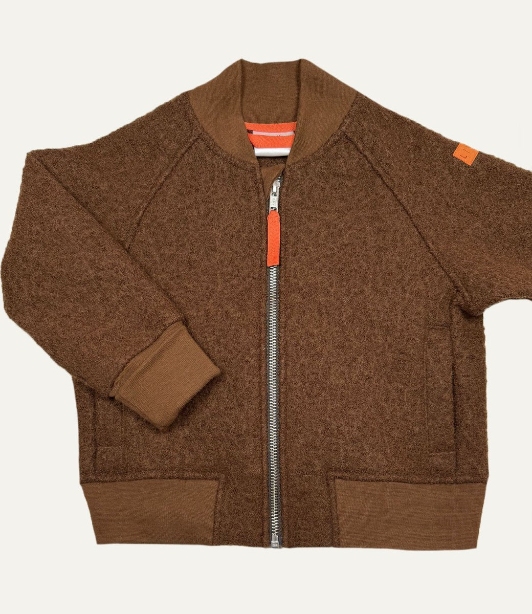 BOMBERJACKE AUS WALK Braun