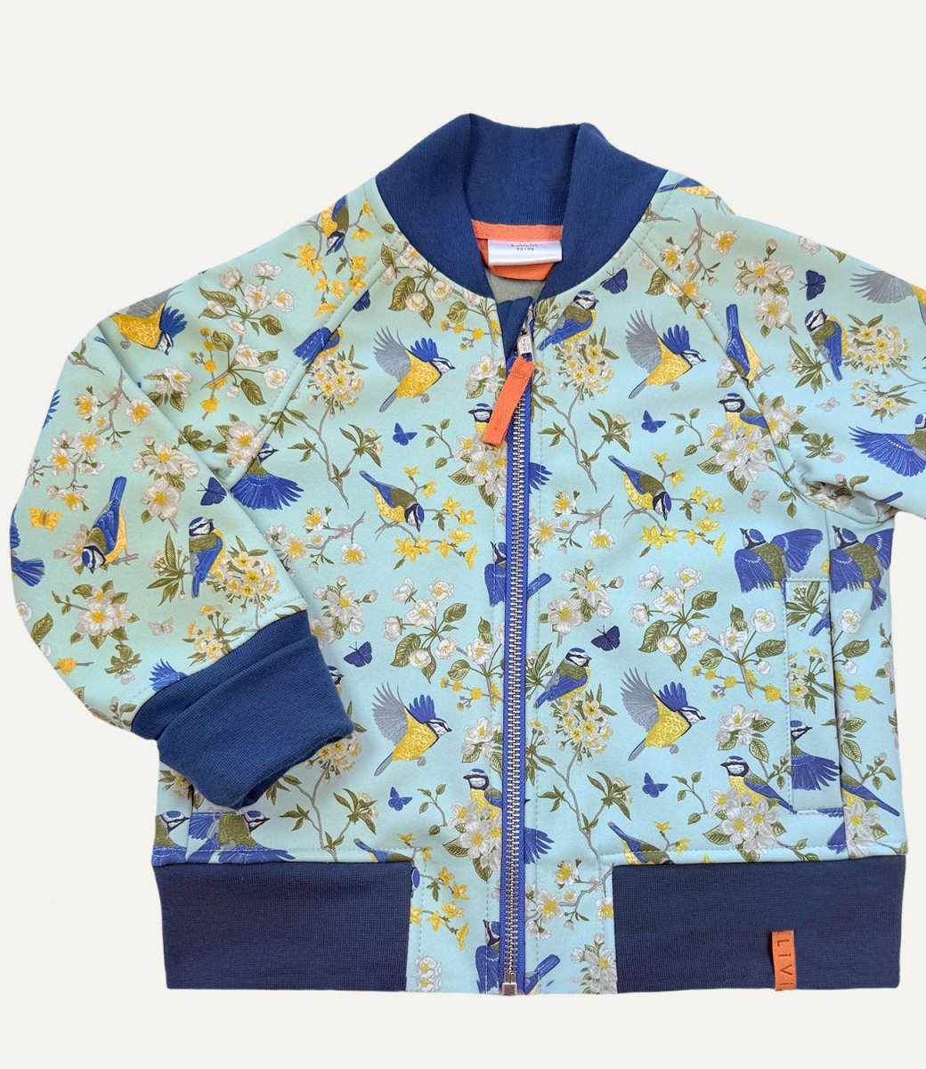 BOMBERJACKE AUS SOFTSHELL BIRD türkis