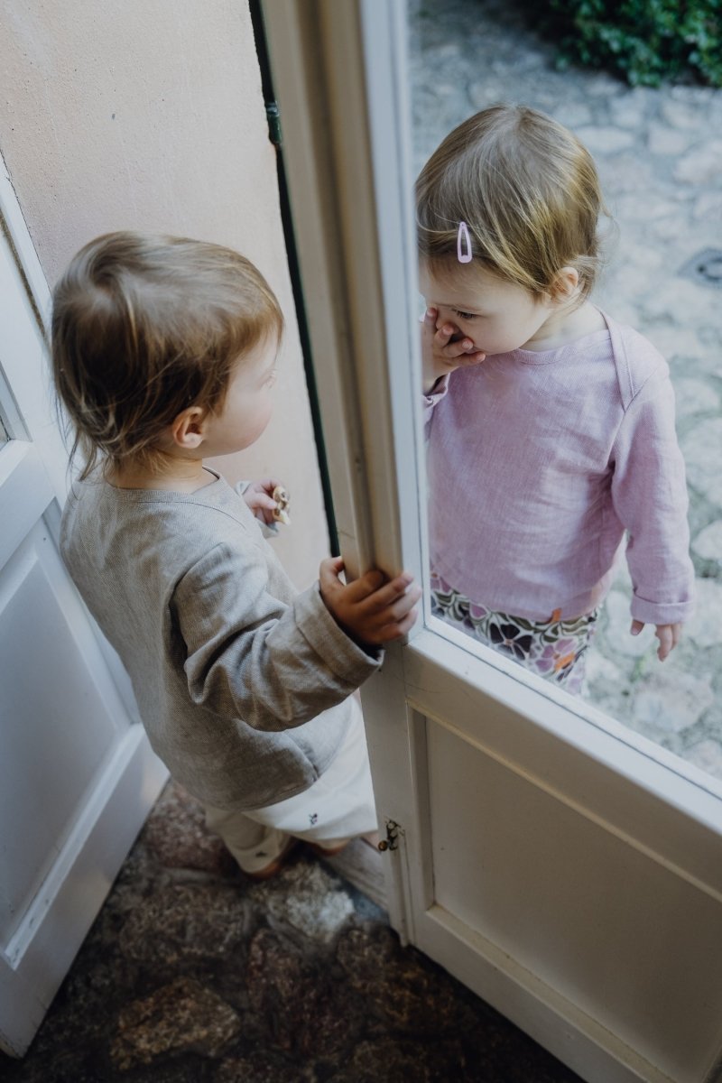 LEINENHEMD BEIGE UNI