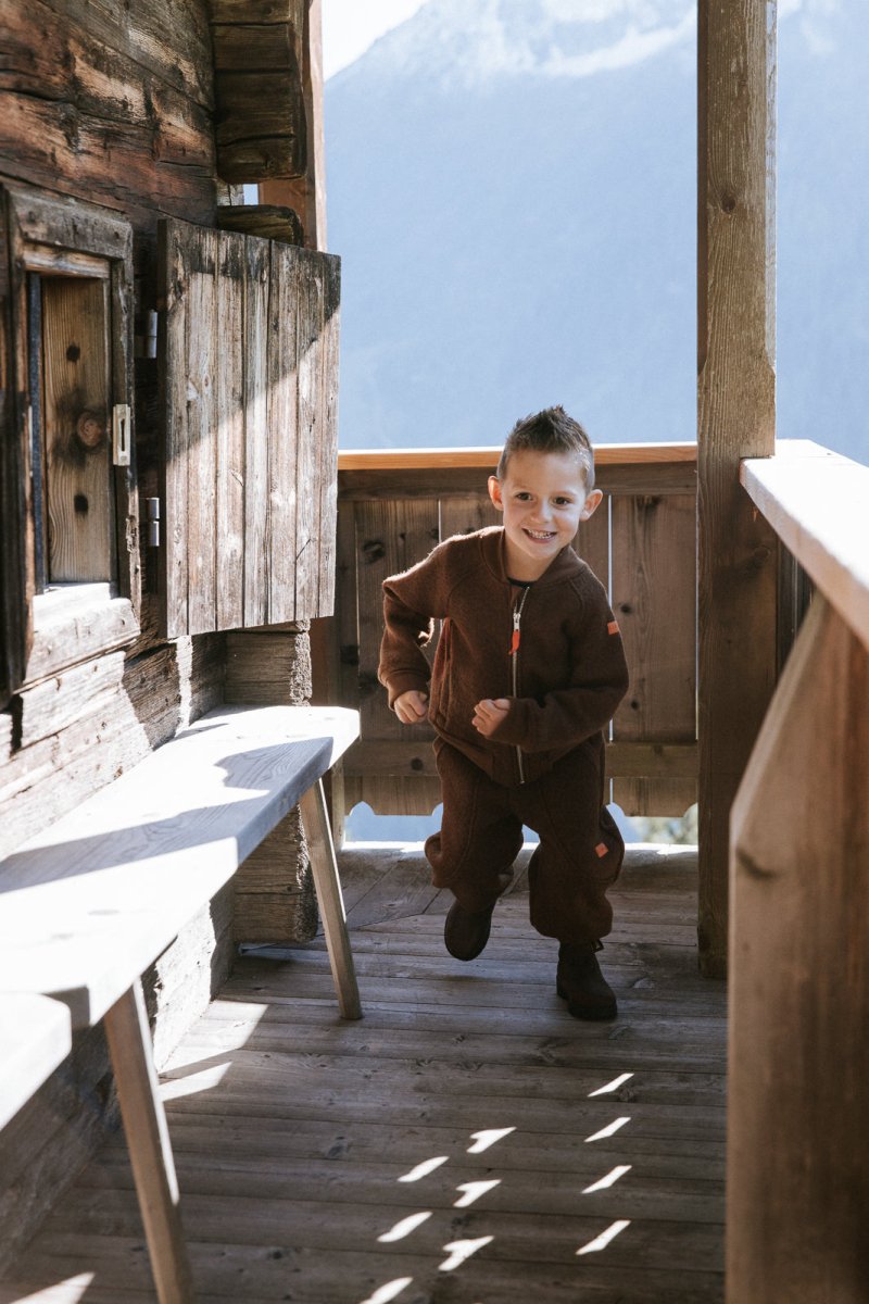 BOMBERJACKE AUS WALK Braun