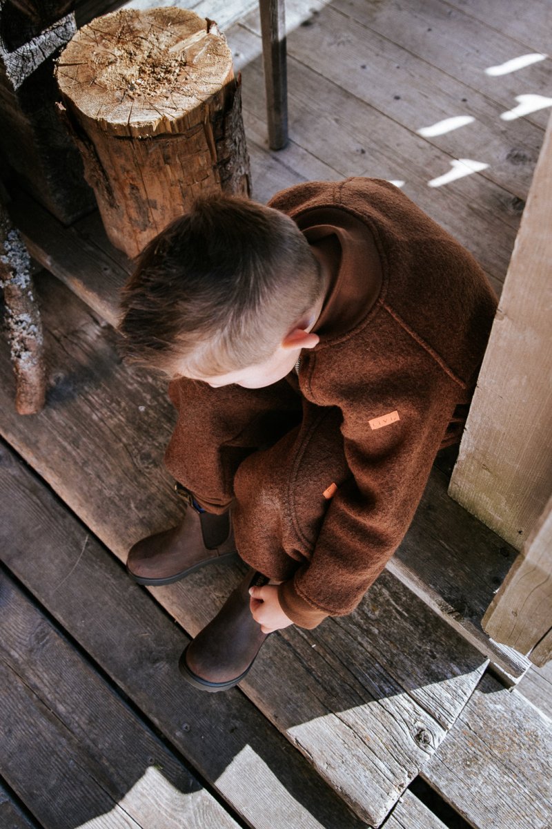 BOMBERJACKE AUS WALK Braun