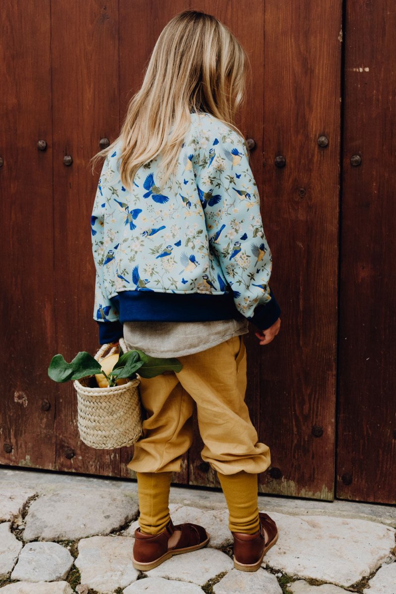 BOMBERJACKE AUS SOFTSHELL BIRD türkis