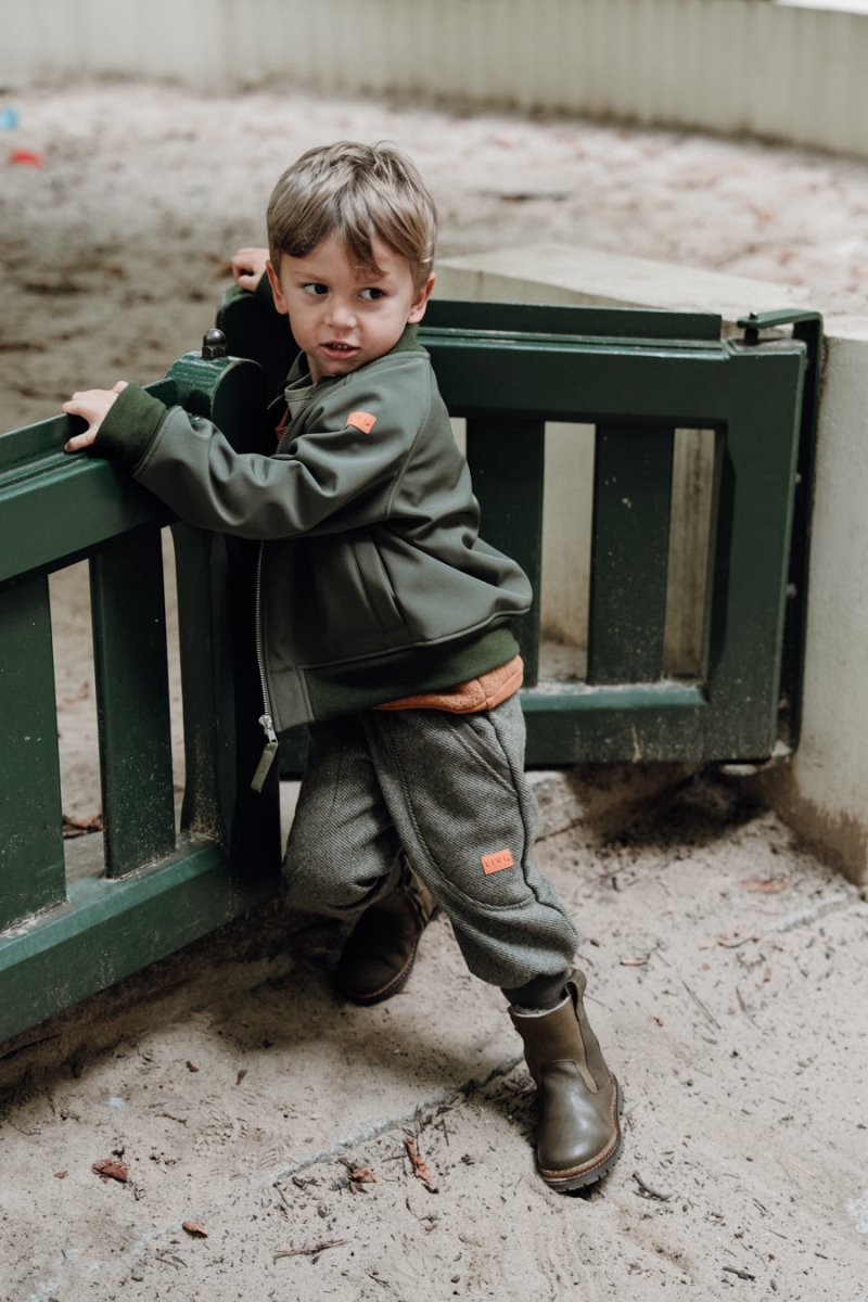 BOMBERJACKE AUS SOFTSHELL Khaki