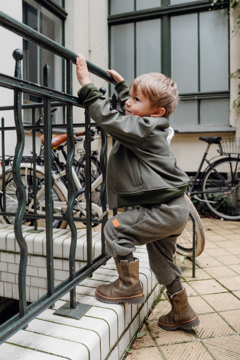 BOMBERJACKE AUS SOFTSHELL Khaki