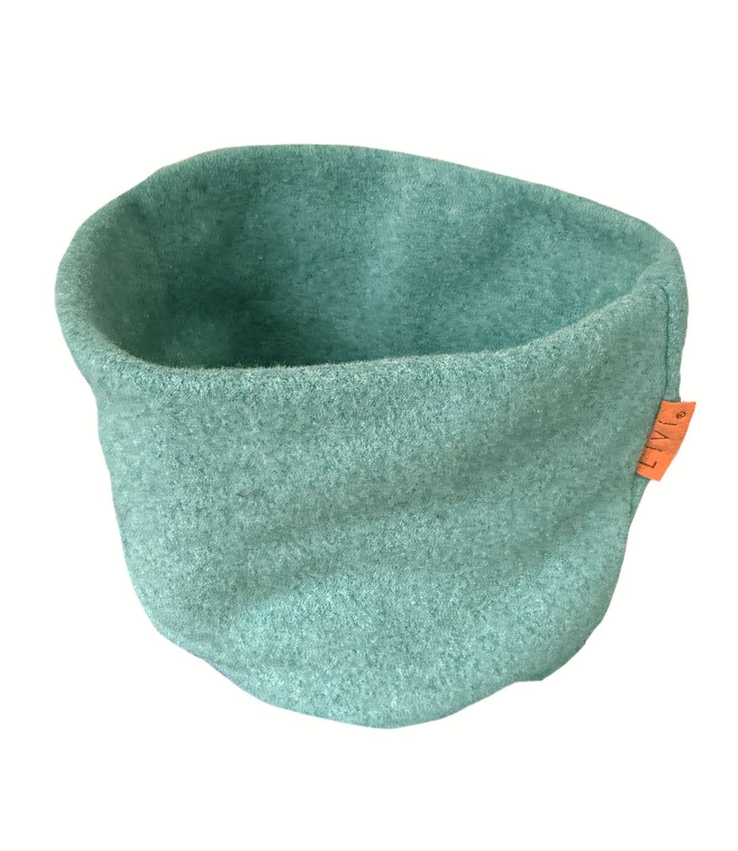 FLEECE LOOP LOU GRAUGRÜN