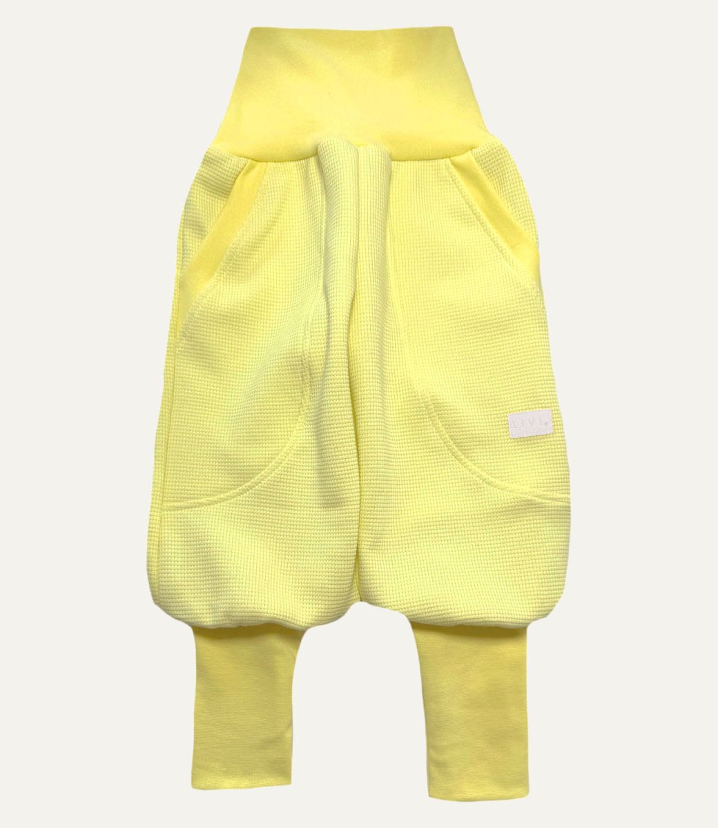 JOGGER WAFFELJERSEY BUTTERGELB
