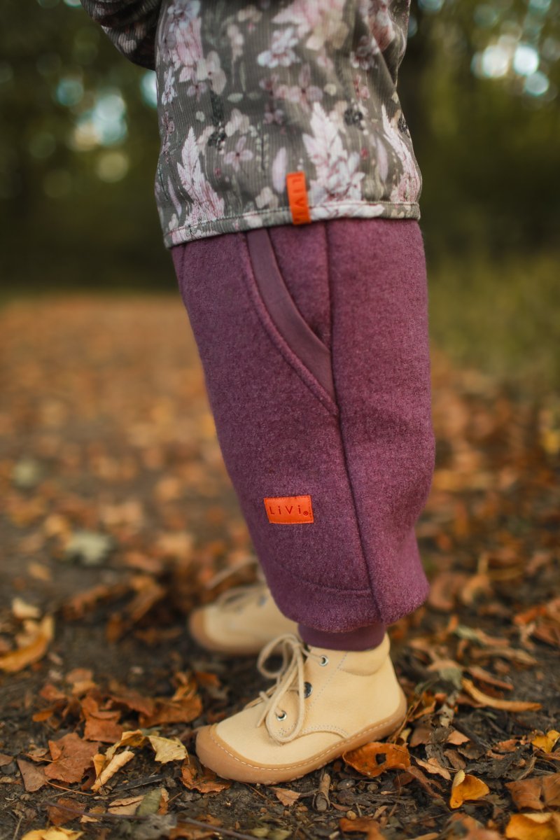 JOGGER SCHURWOLLE LAVENDEL