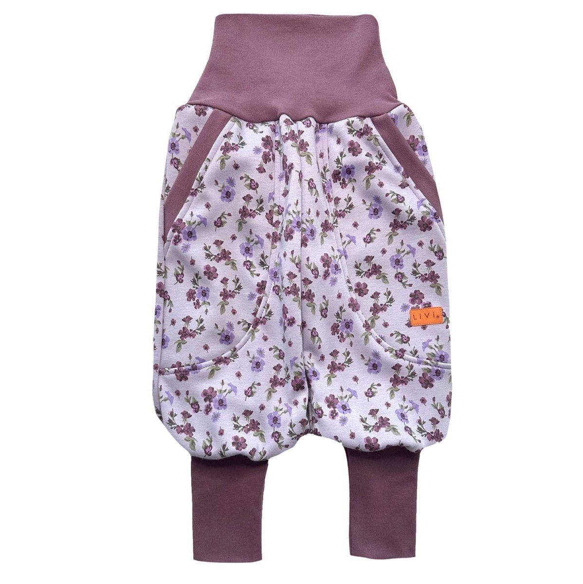 JOGGER FLEECE FLOWER FLIEDER