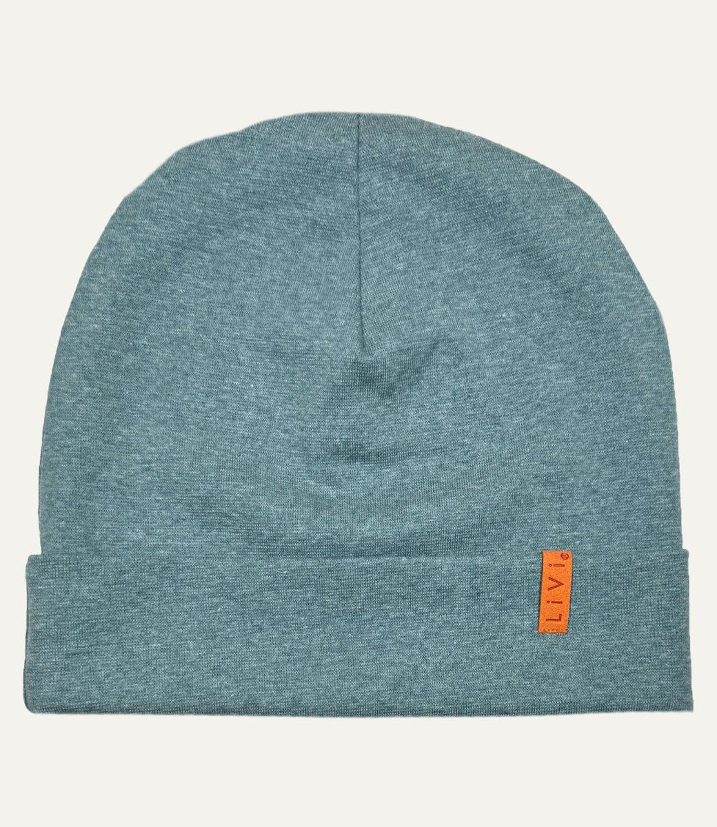 RIB BEANIE ICE BLUE