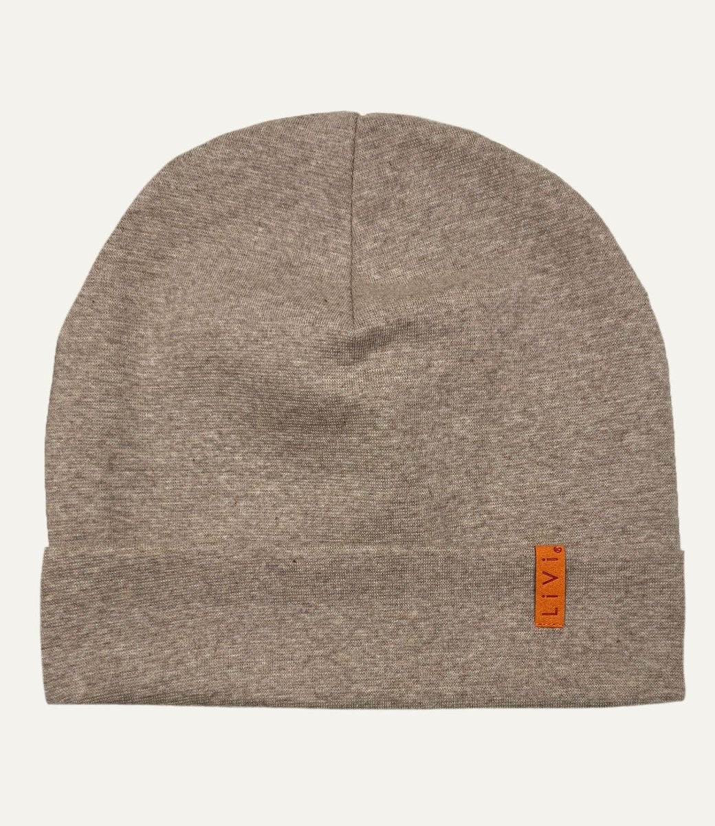 RIB BEANIE SAND MELIERT