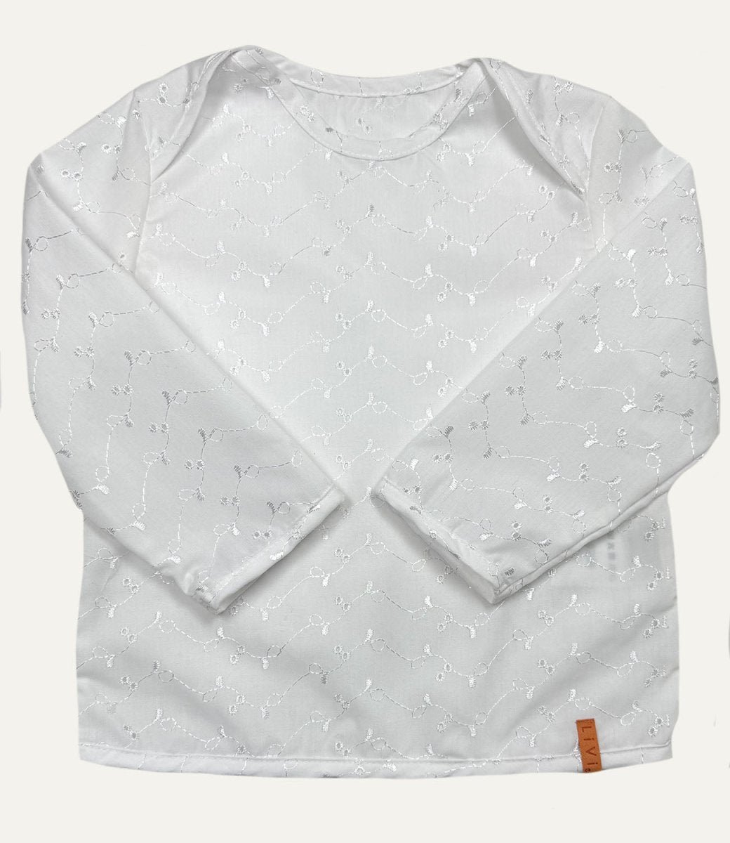BLUSE bestickt
