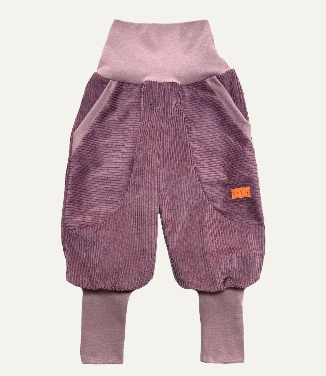 JOGGER BREITCORD LAVENDEL ROSE