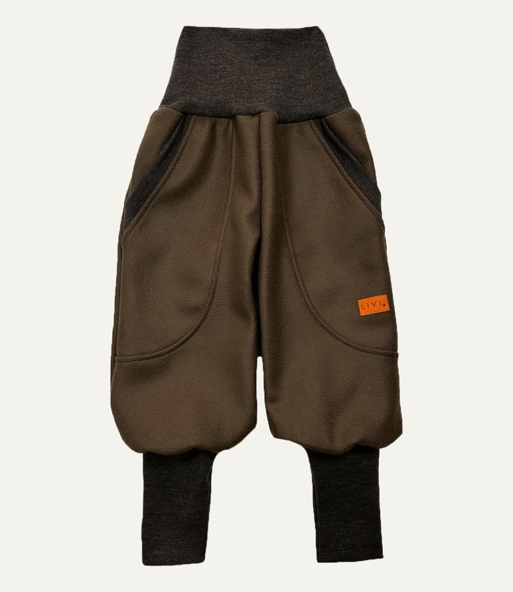 JOGGER WOLLE BRAUN
