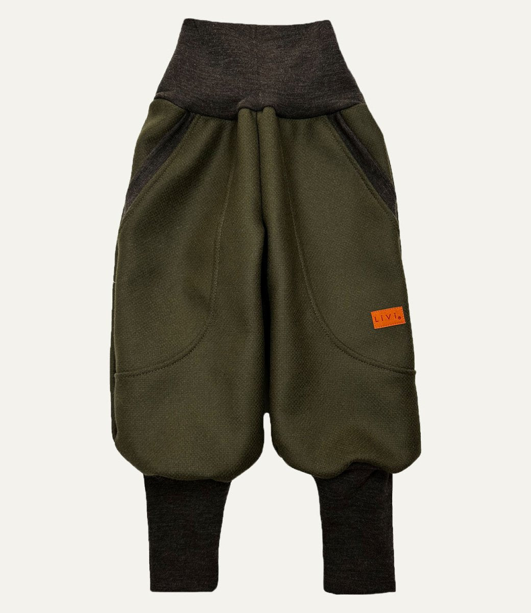 JOGGER WOLLE GRÜN