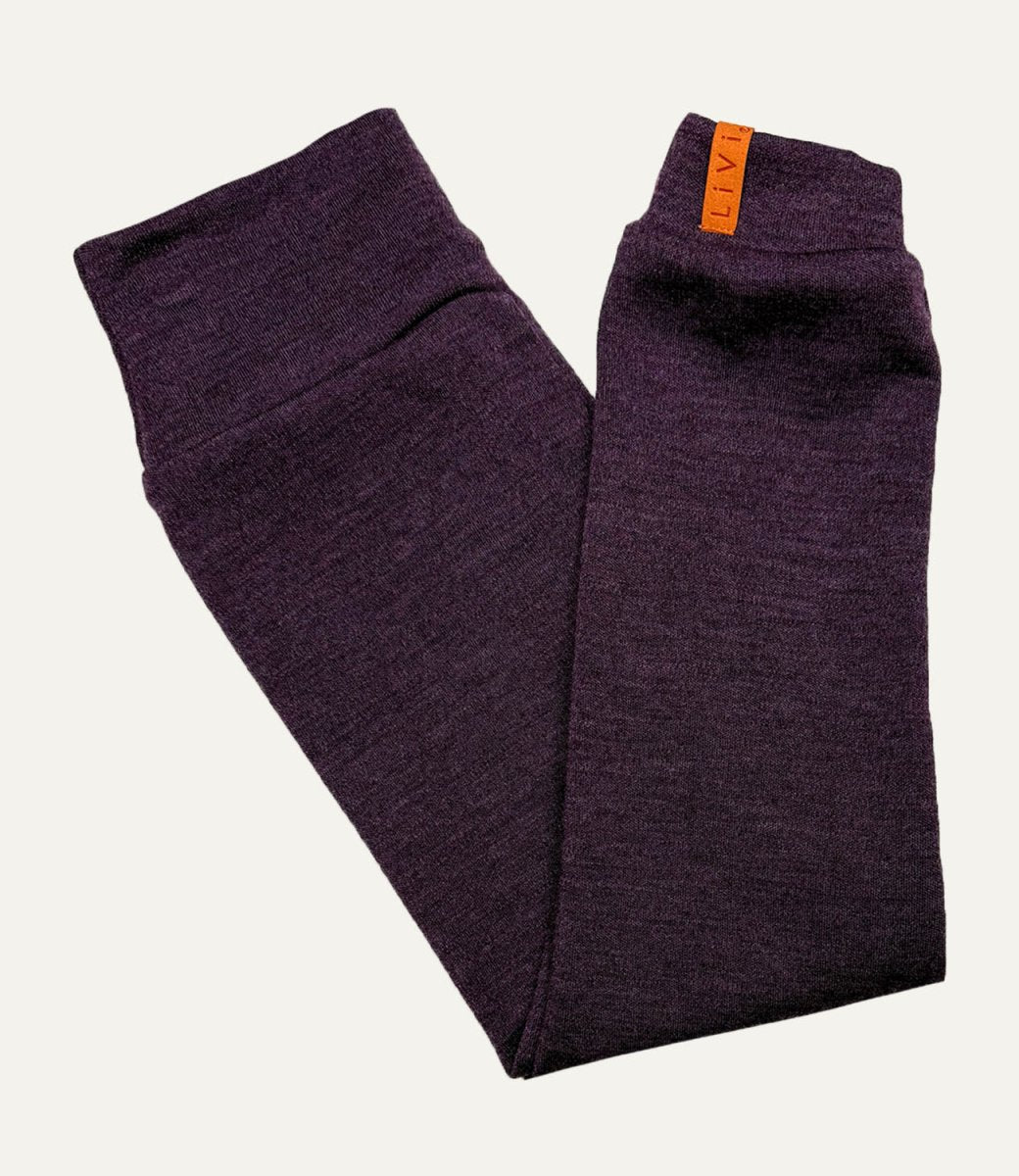 FUNKTIONSLEGGING MERINO WINTER PURPLE