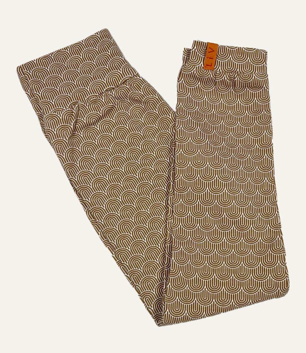 LEGGINGS RAINBOW camel