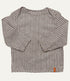 LEINENHEMD BRAUN STRIPES