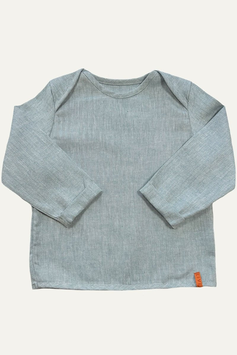 LEINENHEMD GRAUBLAU