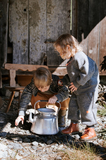 BOMBERJACKE AUS WALK DUNKELGRAU