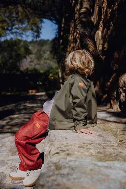 BOMBERJACKE AUS TRENCH GREEN