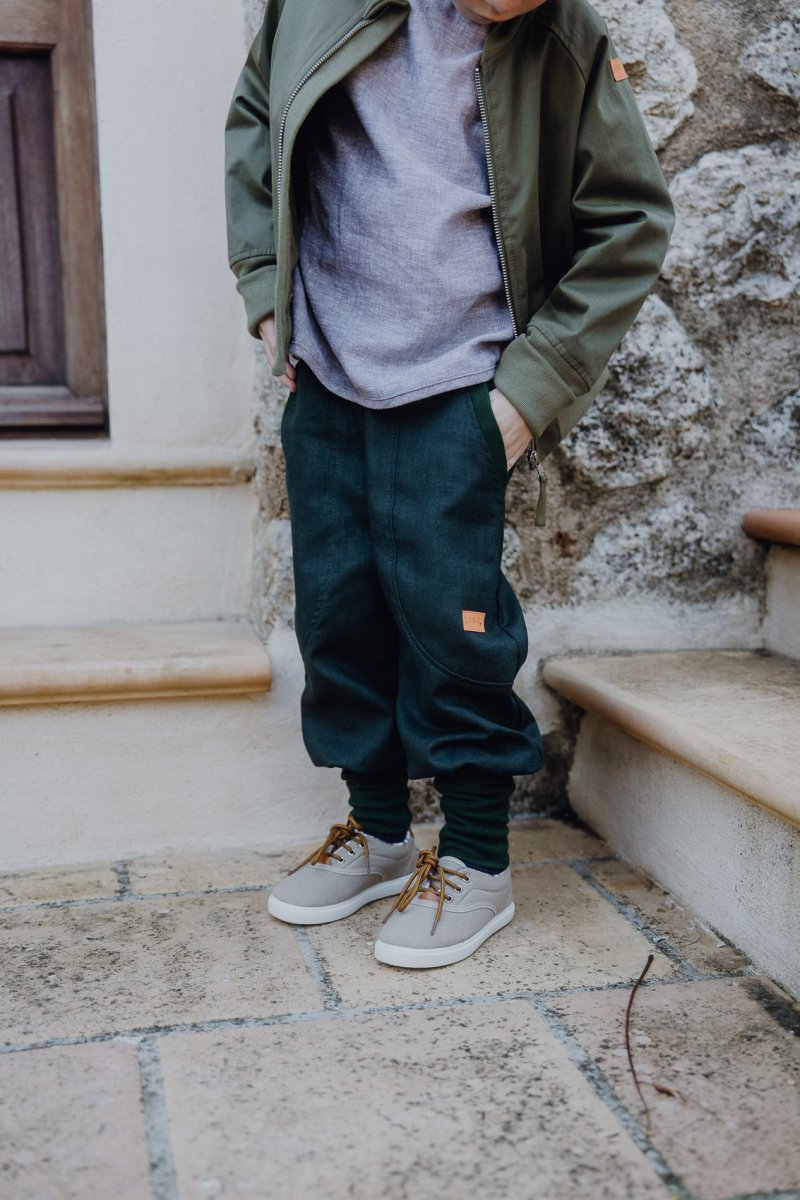 JOGGER AUS LEINEN PINIE