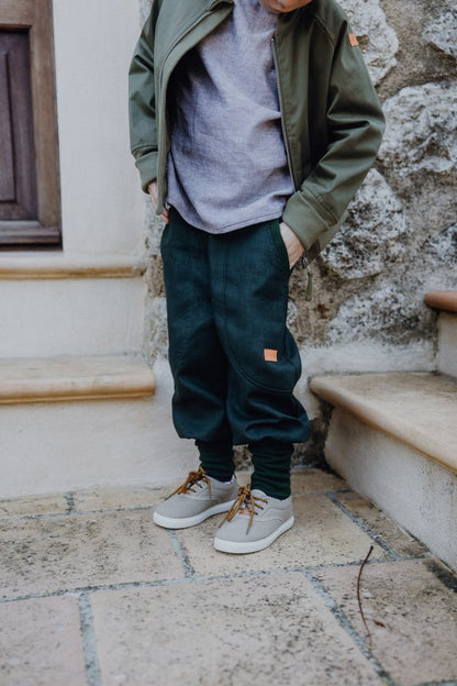 JOGGER AUS LEINEN PINIE