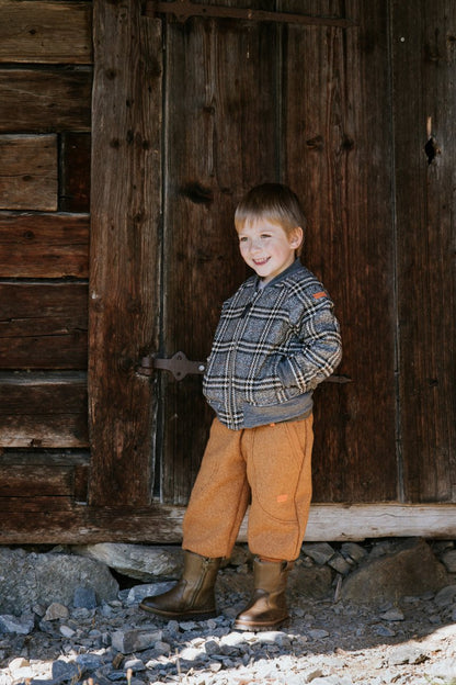 BOMBERJACKE AUS WOLLE KARO