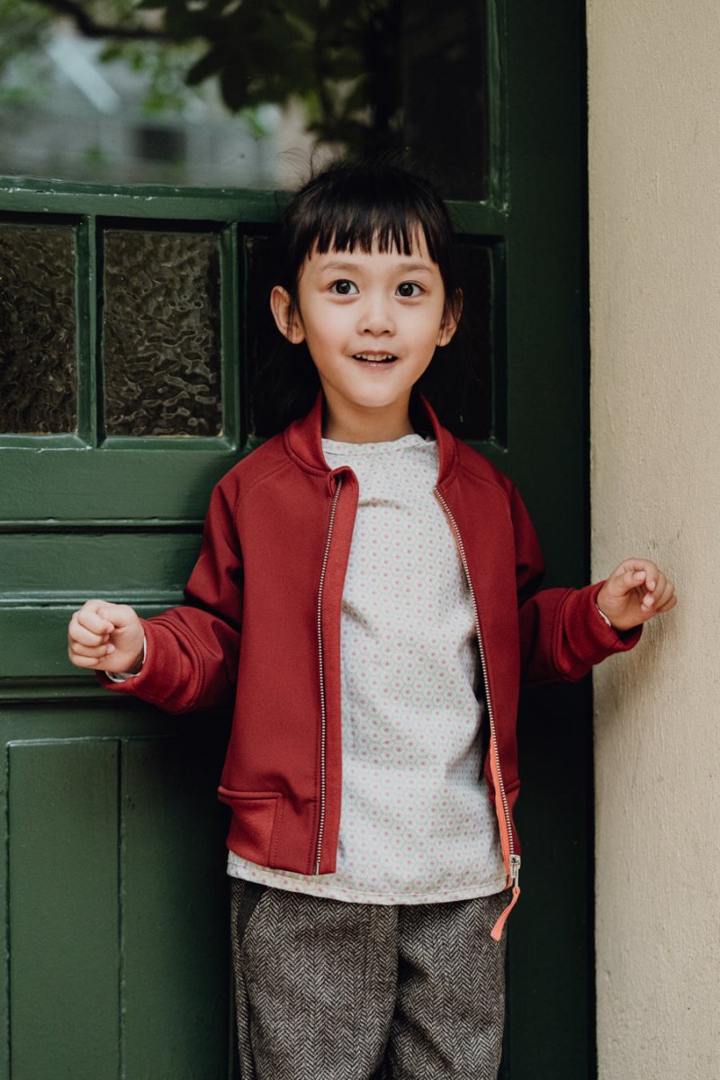 BOMBERJACKE AUS SOFTSHELL Lava