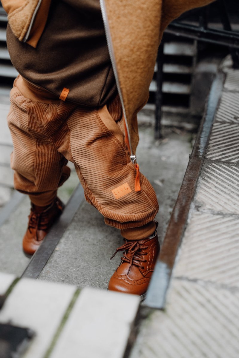 JOGGER CORD CAMEL