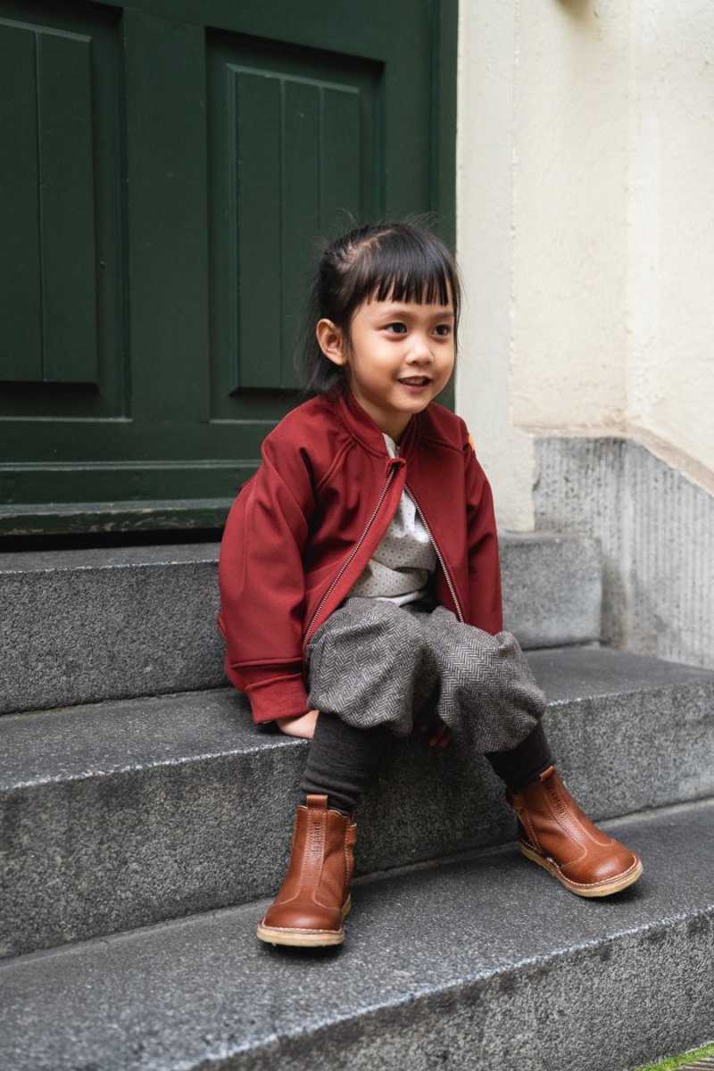 BOMBERJACKE AUS SOFTSHELL Lava