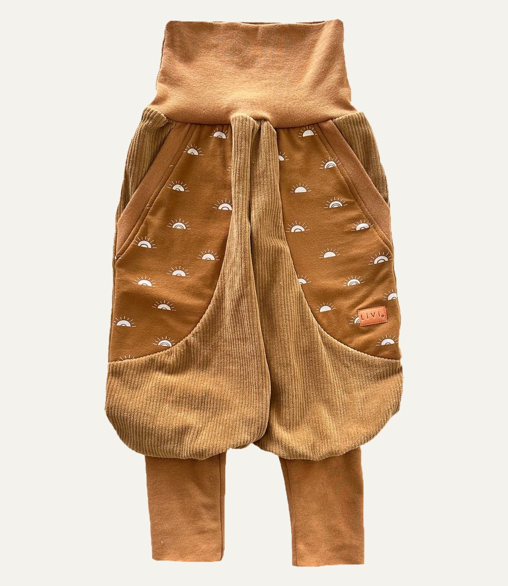 JOGGER NICKYCORD CAMEL SUN