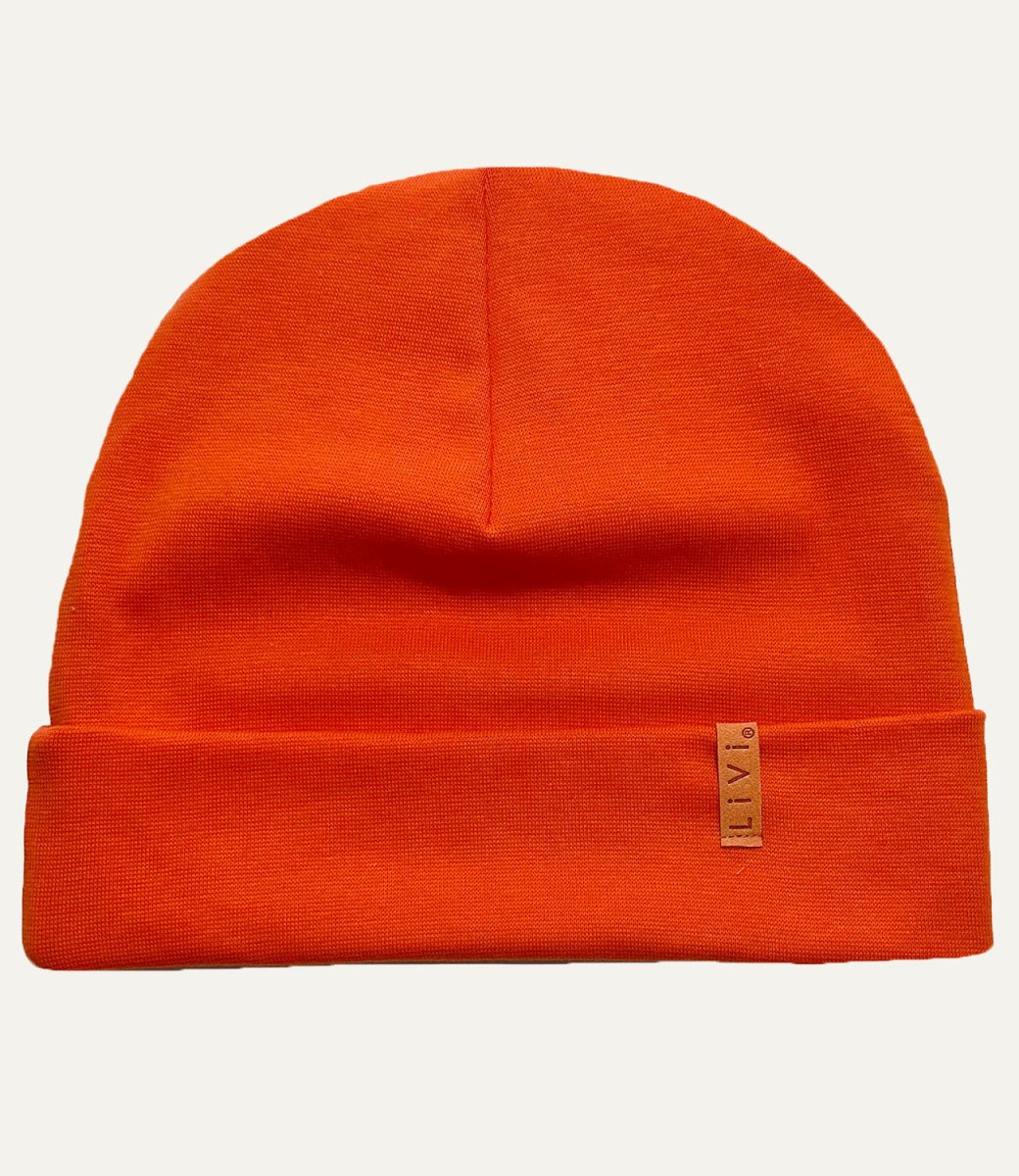 RIB BEANIE ORANGE