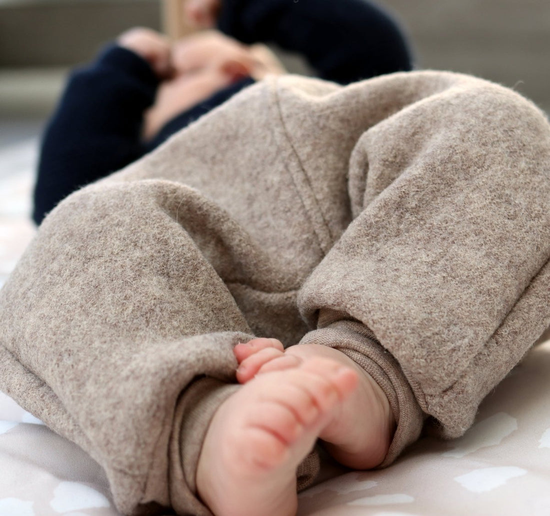 Babyhose SCHURWOLLE SAND