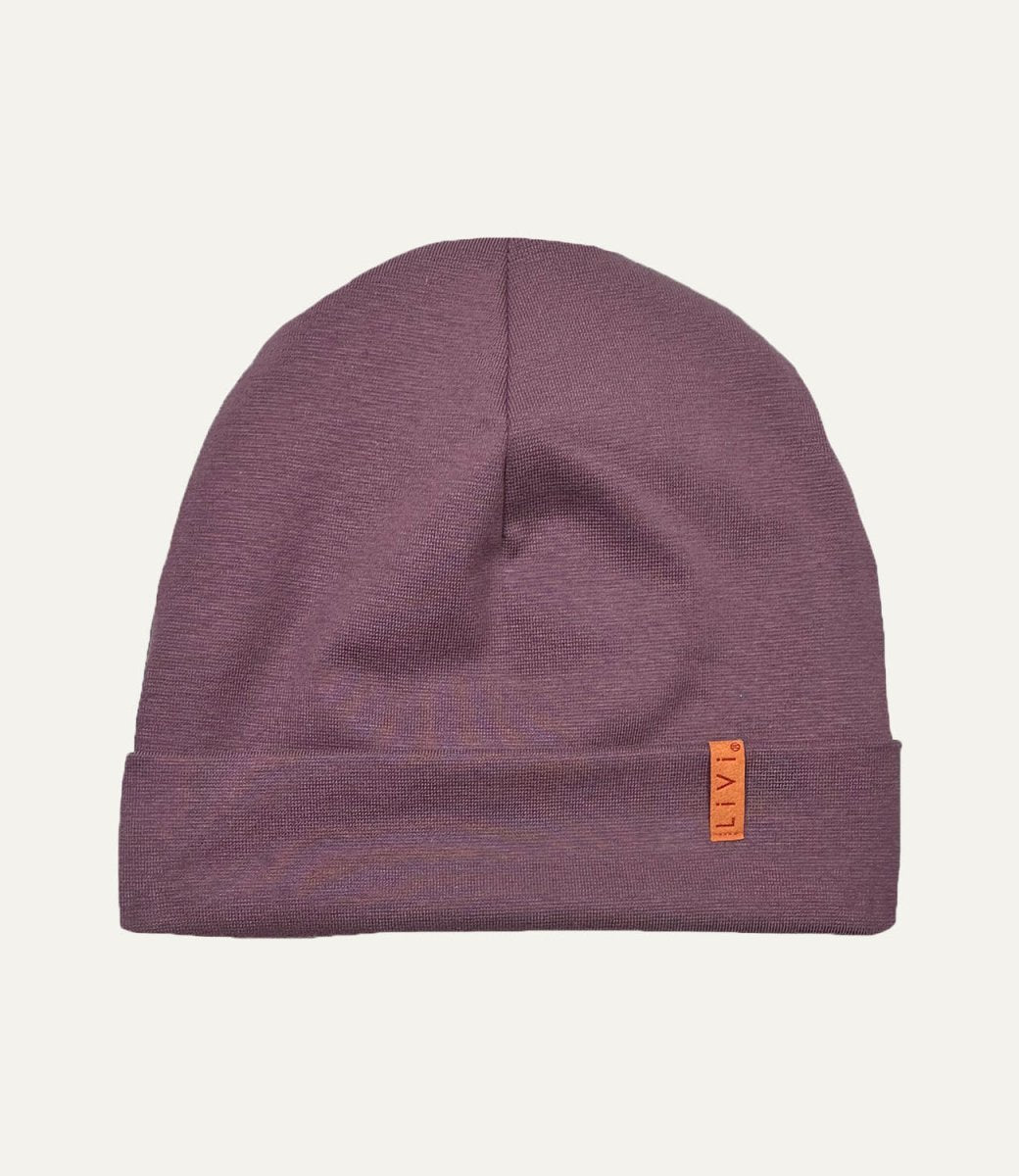 RIB BEANIE LAVENDEL