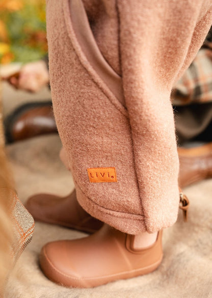 JOGGER SCHURWOLLE APRICOT
