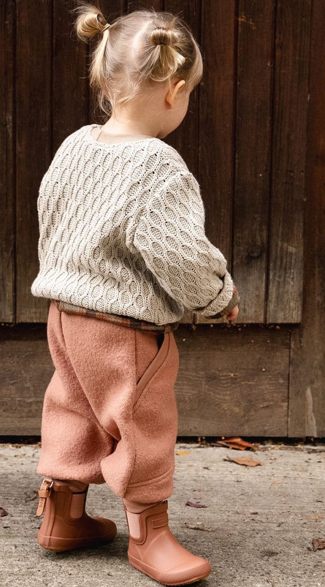 JOGGER SCHURWOLLE APRICOT