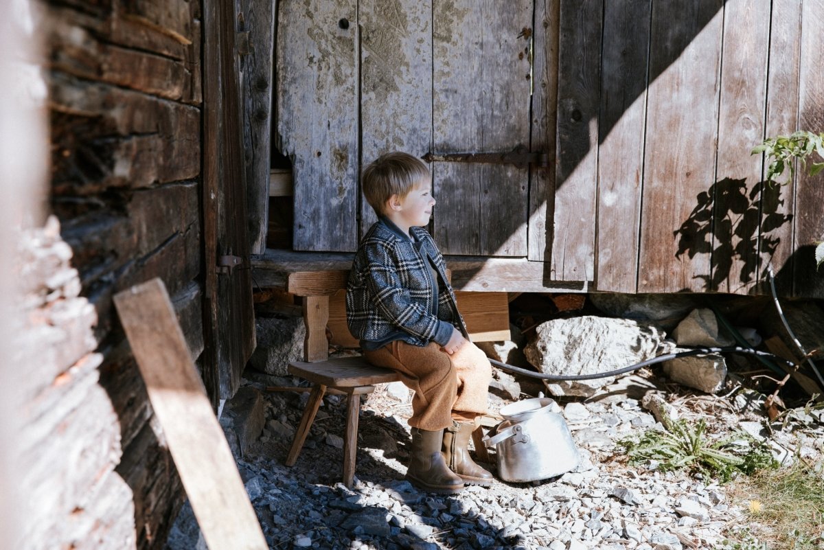 BOMBERJACKE AUS WOLLE KARO