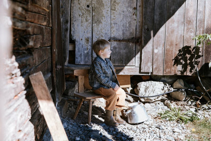 BOMBERJACKE AUS WOLLE KARO