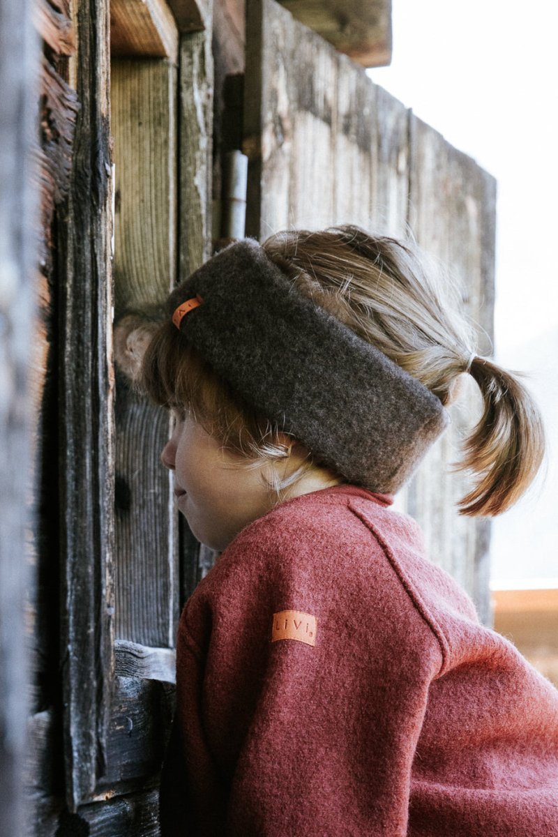 WOLLFLEECE MERINO STIRNBAND BRAUN