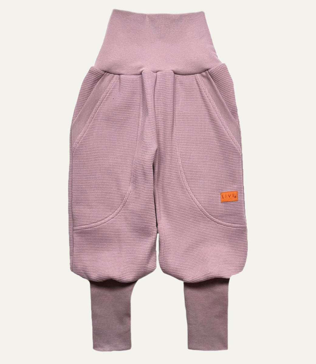 JOGGER WAFFELJERSEY ROSE