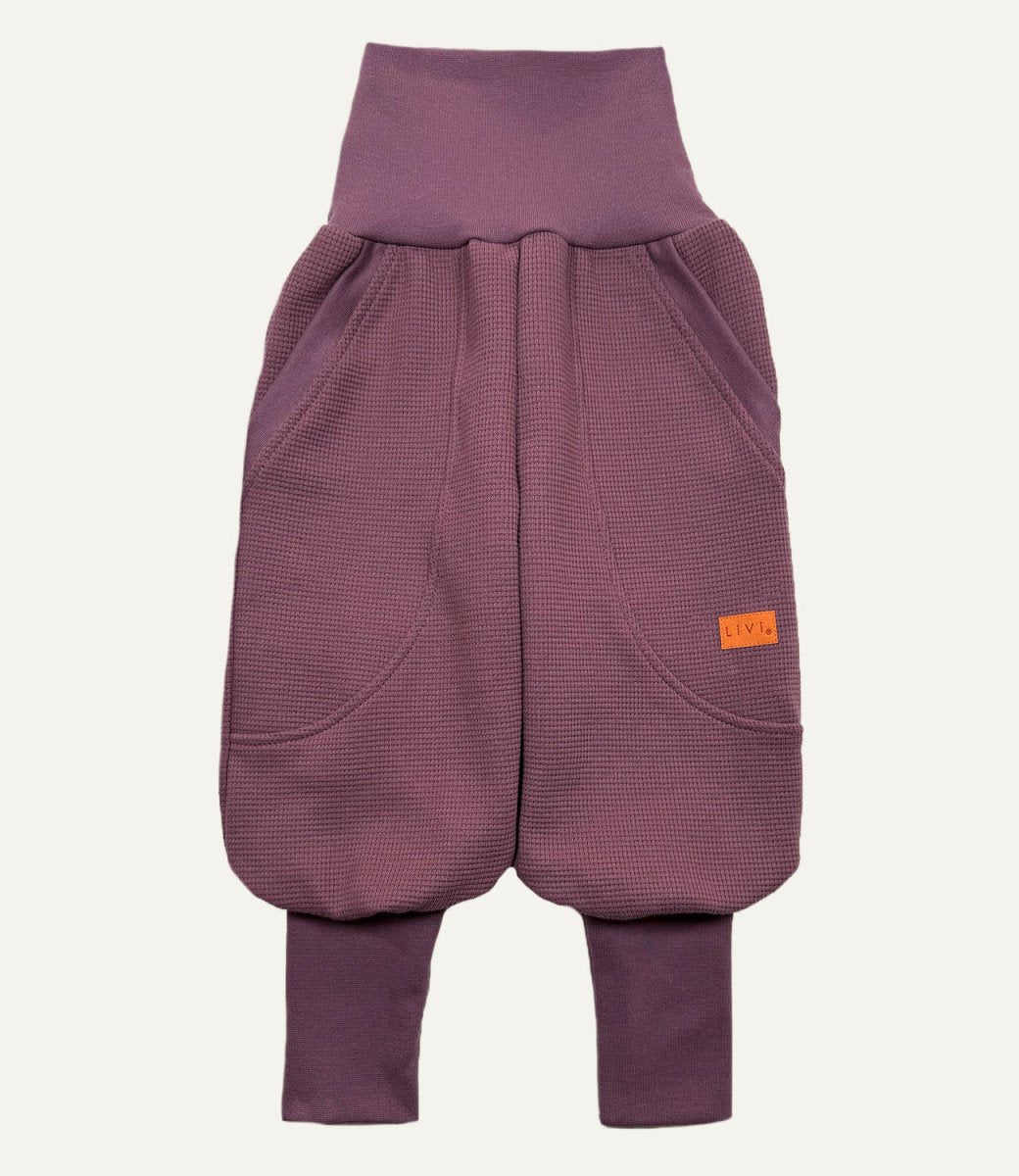 JOGGER WAFFELJERSEY LAVENDEL