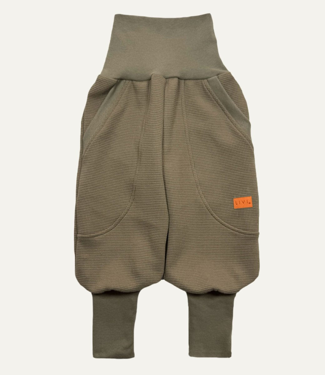 JOGGER WAFFELJERSEY SAVANNE