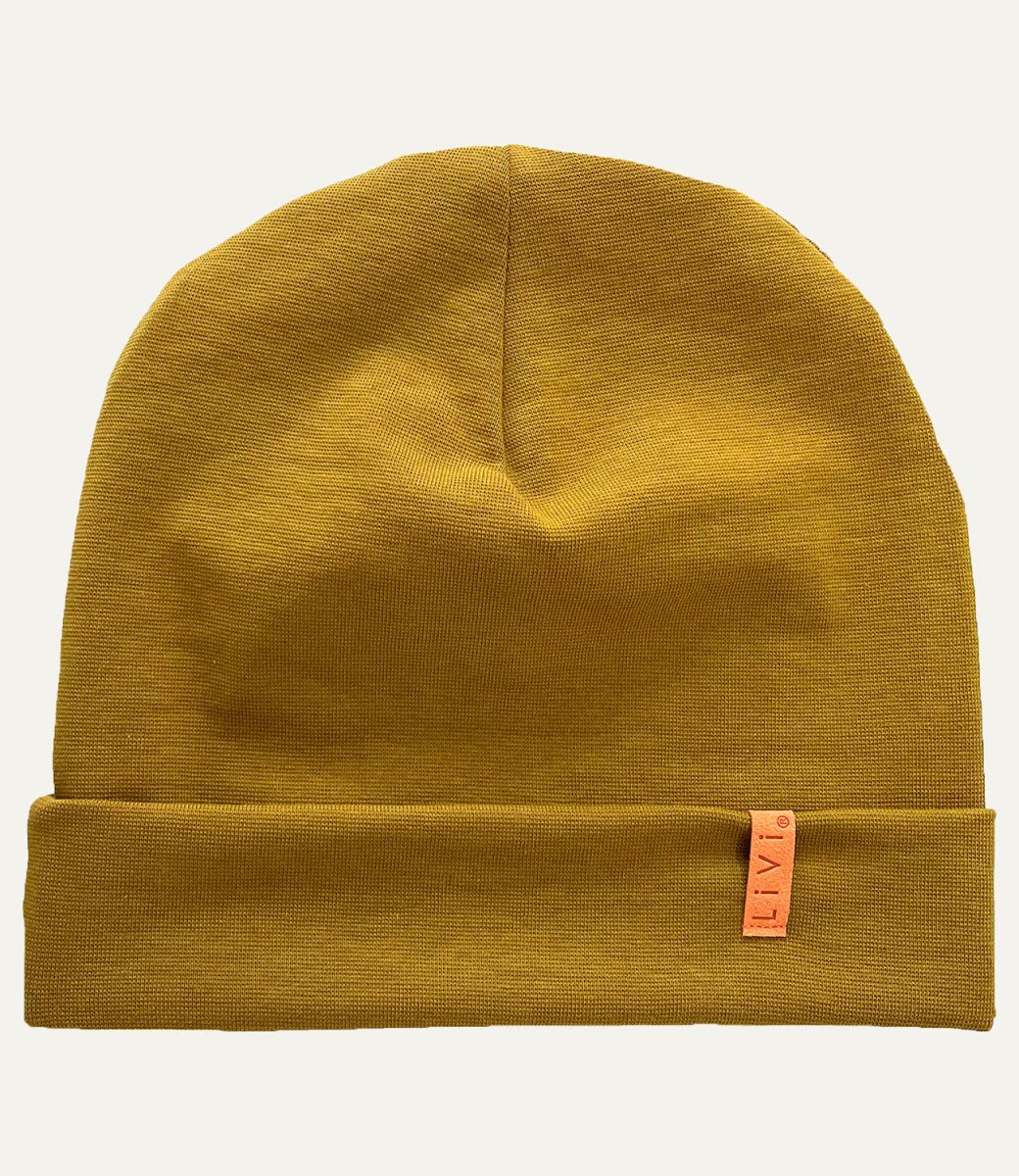 RIB BEANIE CURRY