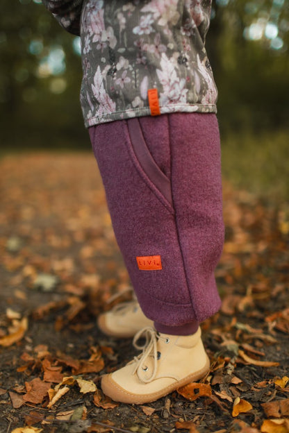JOGGER SCHURWOLLE LAVENDEL