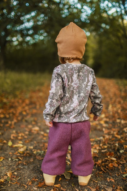 JOGGER SCHURWOLLE LAVENDEL